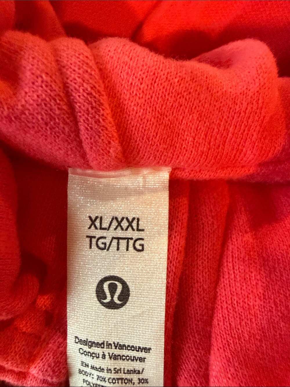 lululemon athletica Bright Pink Half-Zip scuba Hooded Pullover - Picture 3 of 3
